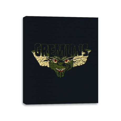 Heavy Metal Gremlinz - Canvas Wraps Canvas Wraps RIPT Apparel 11x14 / Black
