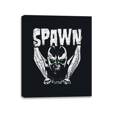 Heavy Metal Hell - Canvas Wraps Canvas Wraps RIPT Apparel 11x14 / Black