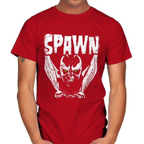Heavy Metal Hell - Mens T-Shirts RIPT Apparel Small / Red
