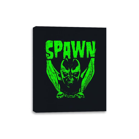 Heavy Metal Hellfire - Canvas Wraps Canvas Wraps RIPT Apparel 8x10 / Black