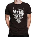 Heavy Metal Laughing-Bat - Anytime - Mens Premium T-Shirts RIPT Apparel Small / Dark Chocolate