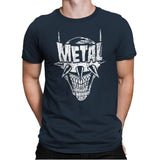 Heavy Metal Laughing-Bat - Anytime - Mens Premium T-Shirts RIPT Apparel Small / Indigo
