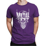Heavy Metal Laughing-Bat - Anytime - Mens Premium T-Shirts RIPT Apparel Small / Purple Rush