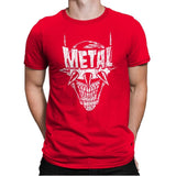 Heavy Metal Laughing-Bat - Anytime - Mens Premium T-Shirts RIPT Apparel Small / Red