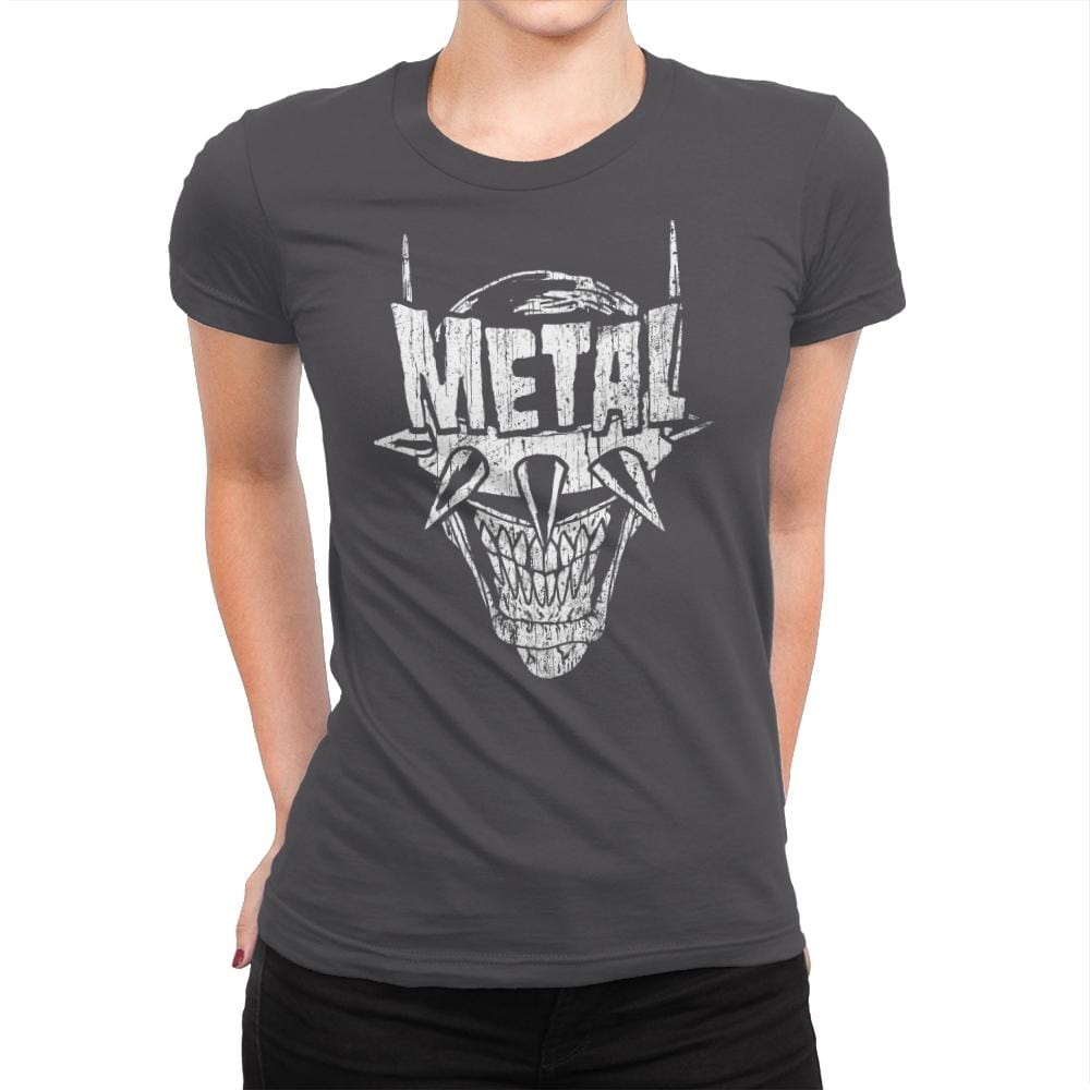 Heavy Metal Laughing-Bat - Anytime - Womens Premium T-Shirts RIPT Apparel Small / Heavy Metal