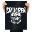 Heavy Metal Smilo  - Prints Posters RIPT Apparel 18x24 / Black