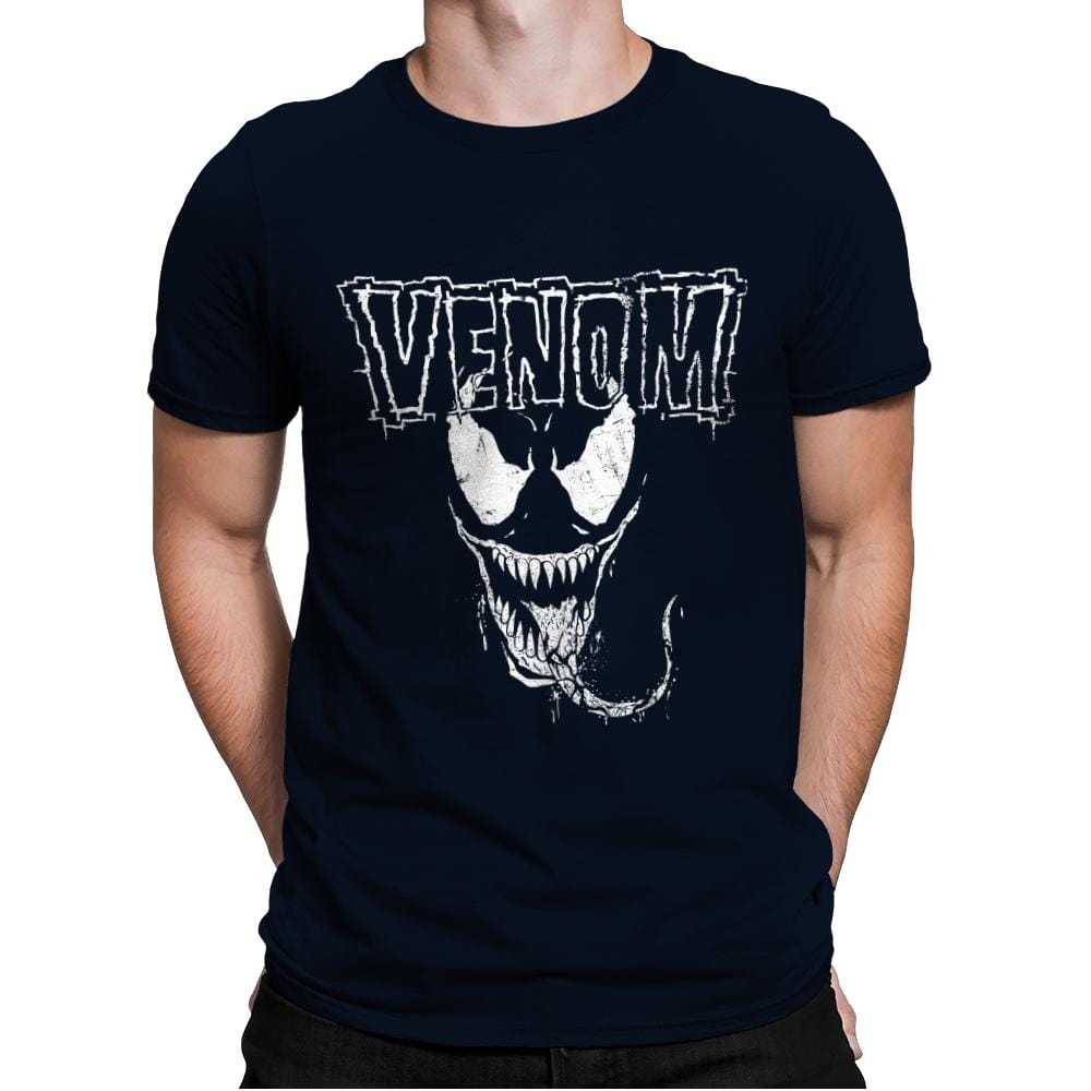 Heavy Metal Symbiote - Mens Premium T-Shirts RIPT Apparel Small / Midnight Navy