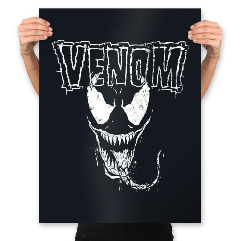 Heavy Metal Symbiote - Prints Posters RIPT Apparel 18x24 / Black