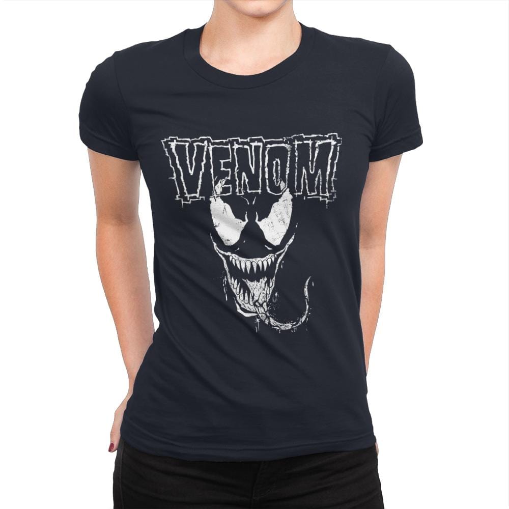 Heavy Metal Symbiote - Womens Premium T-Shirts RIPT Apparel Small / Midnight Navy
