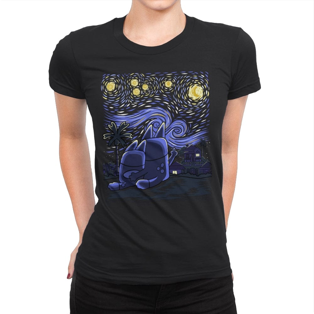 Heeler Night - Womens Premium T-Shirts RIPT Apparel Small / Black