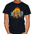 Heelers Playing Poker - Mens T-Shirts RIPT Apparel Small / Black