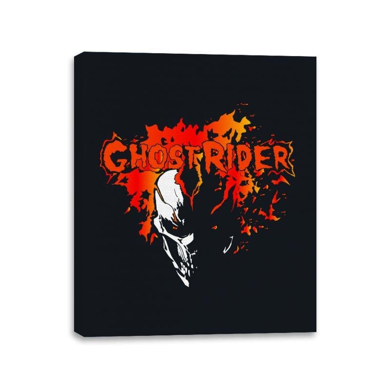 Hell Charger Punk - Canvas Wraps Canvas Wraps RIPT Apparel 11x14 / Black