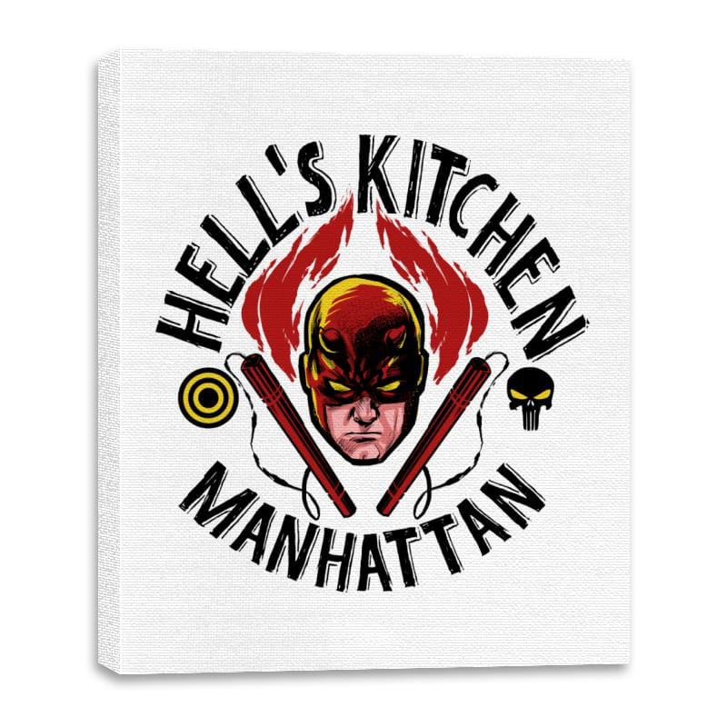 Hell´s Kitchen Club - Canvas Wraps Canvas Wraps RIPT Apparel 16x20 / White