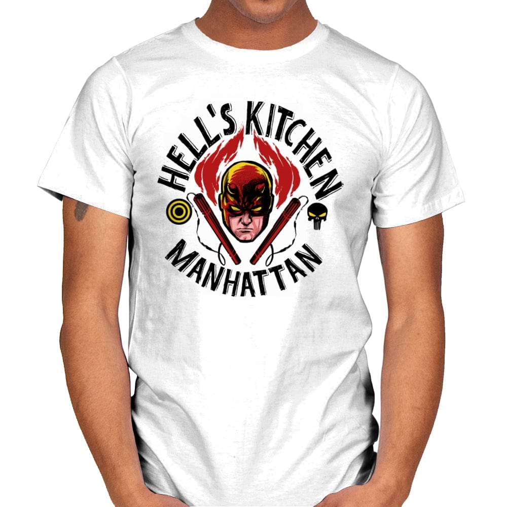 Hell´s Kitchen Club - Mens T-Shirts RIPT Apparel Small / White