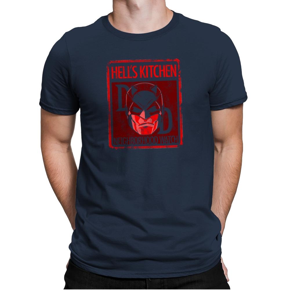 Hell's Kitchen Neighborhood Watch Exclusive - Mens Premium T-Shirts RIPT Apparel Small / Midnight Navy