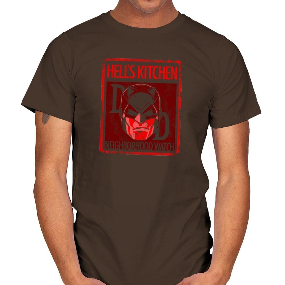 Hell's Kitchen Neighborhood Watch Exclusive - Mens T-Shirts RIPT Apparel Small / Dark Chocolate