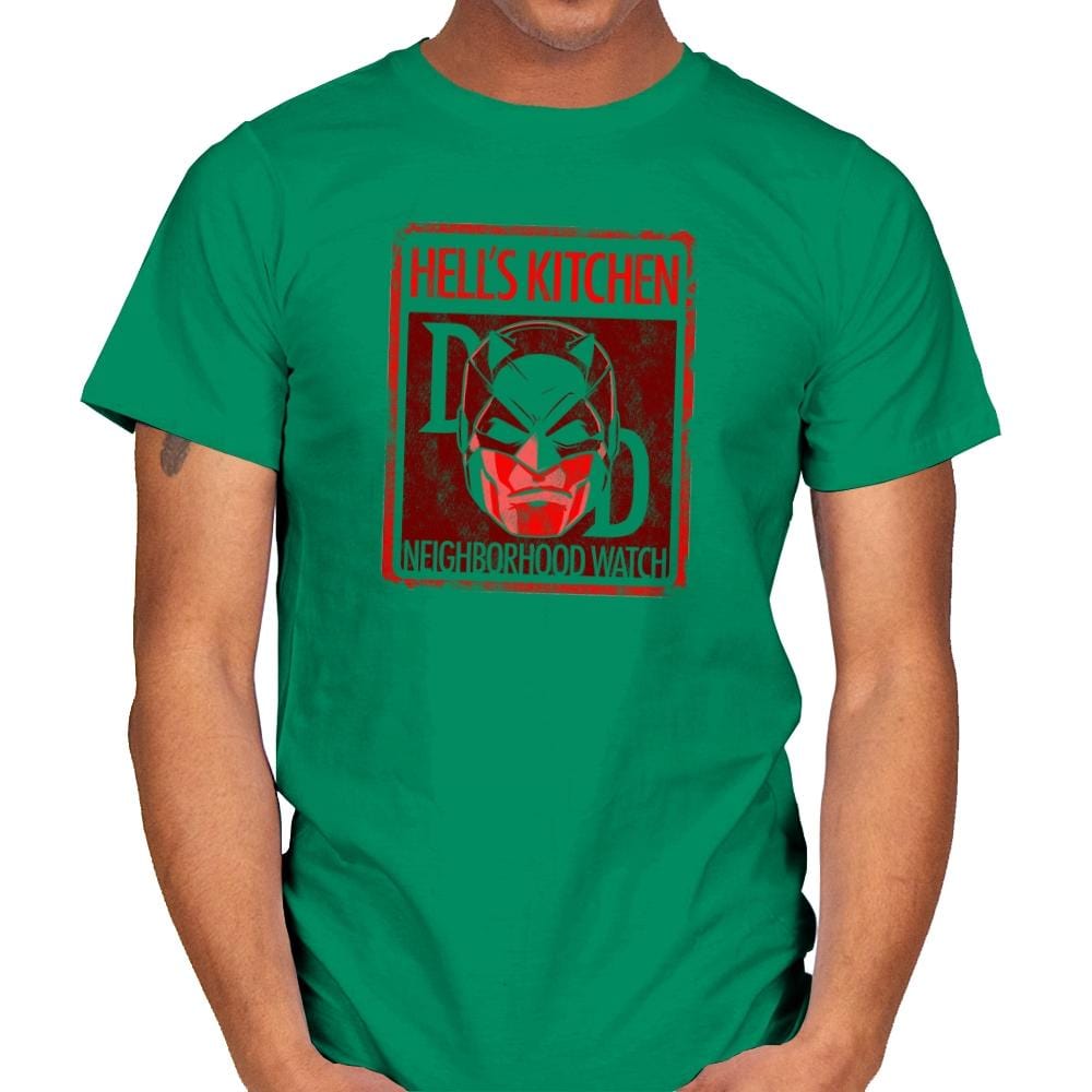 Hell's Kitchen Neighborhood Watch Exclusive - Mens T-Shirts RIPT Apparel Small / Kelly Green