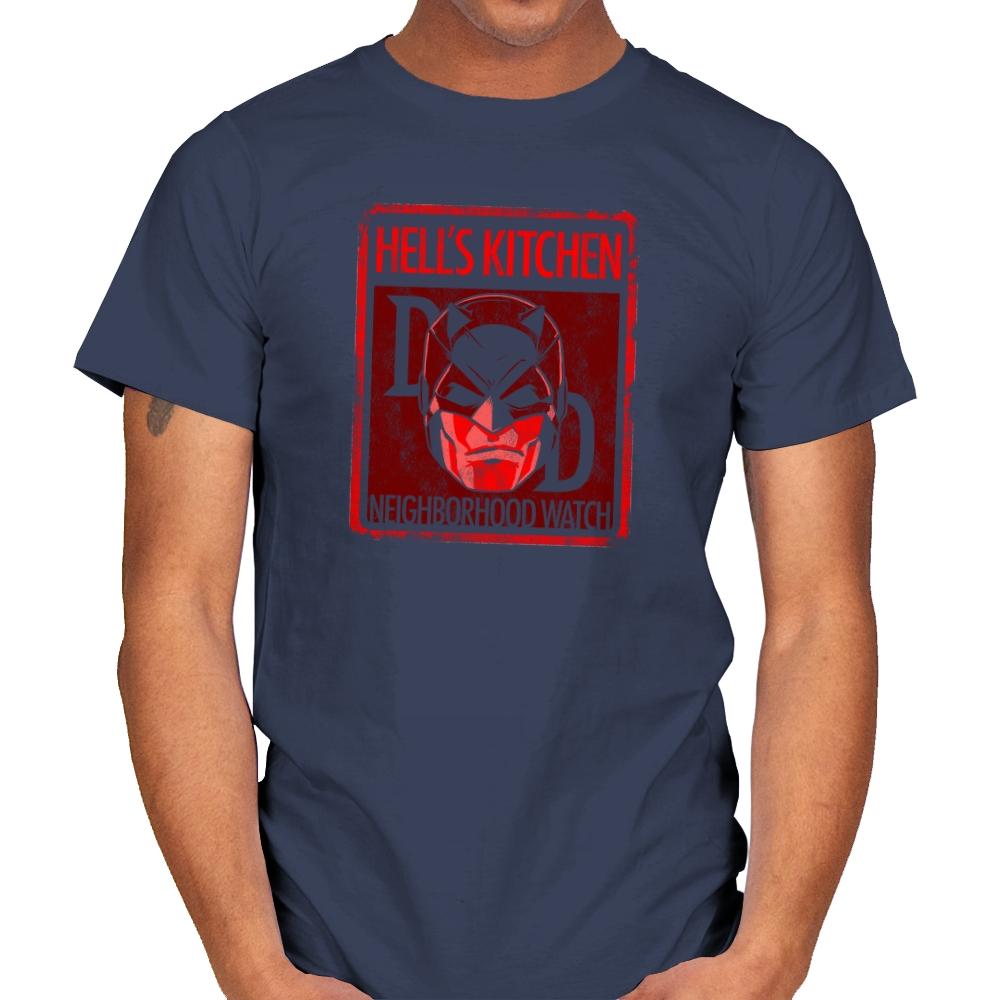 Hell's Kitchen Neighborhood Watch Exclusive - Mens T-Shirts RIPT Apparel Small / Navy