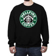 Hellfire Coffee - Crew Neck Sweatshirt Crew Neck Sweatshirt RIPT Apparel Small / Black