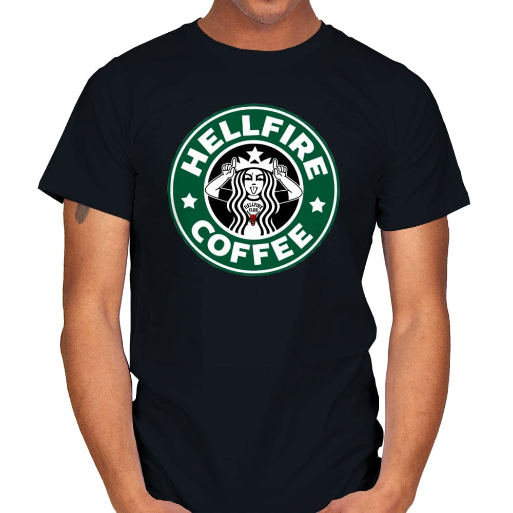 Hellfire Coffee - Mens T-Shirts RIPT Apparel Small / Black