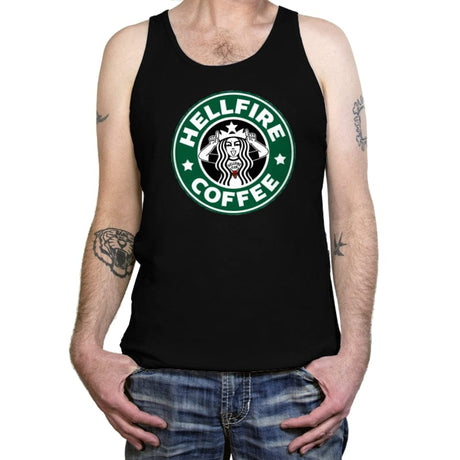 Hellfire Coffee - Tanktop Tanktop RIPT Apparel X-Small / Black