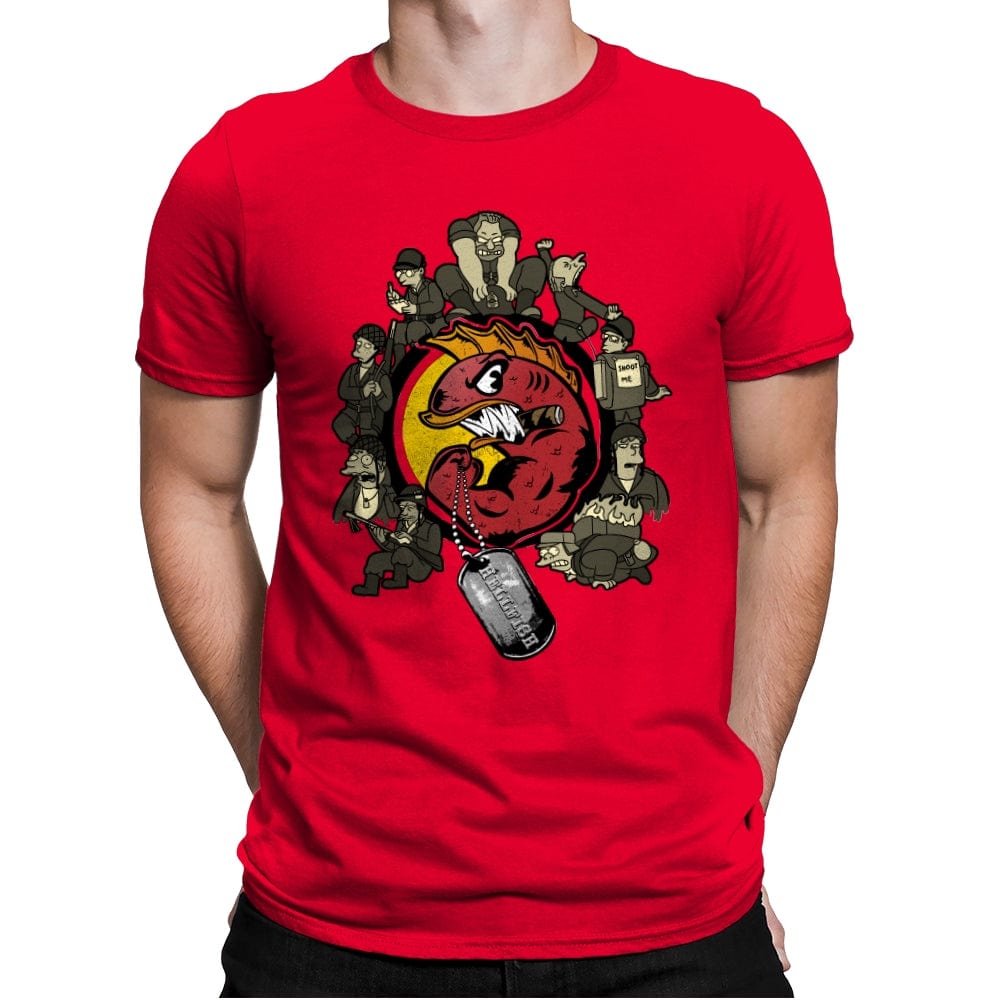 Hellfish Squad - Best Seller - Mens Premium T-Shirts RIPT Apparel Small / Red