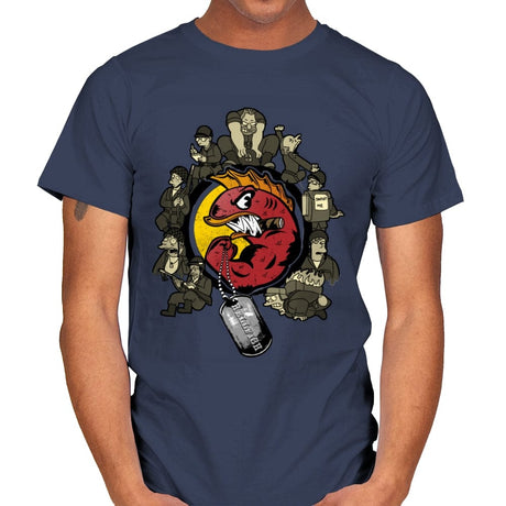 Hellfish Squad - Best Seller - Mens T-Shirts RIPT Apparel Small / Navy