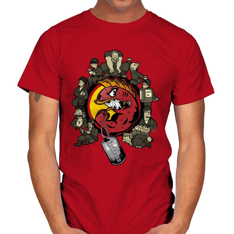 Hellfish Squad - Best Seller - Mens T-Shirts RIPT Apparel Small / Red