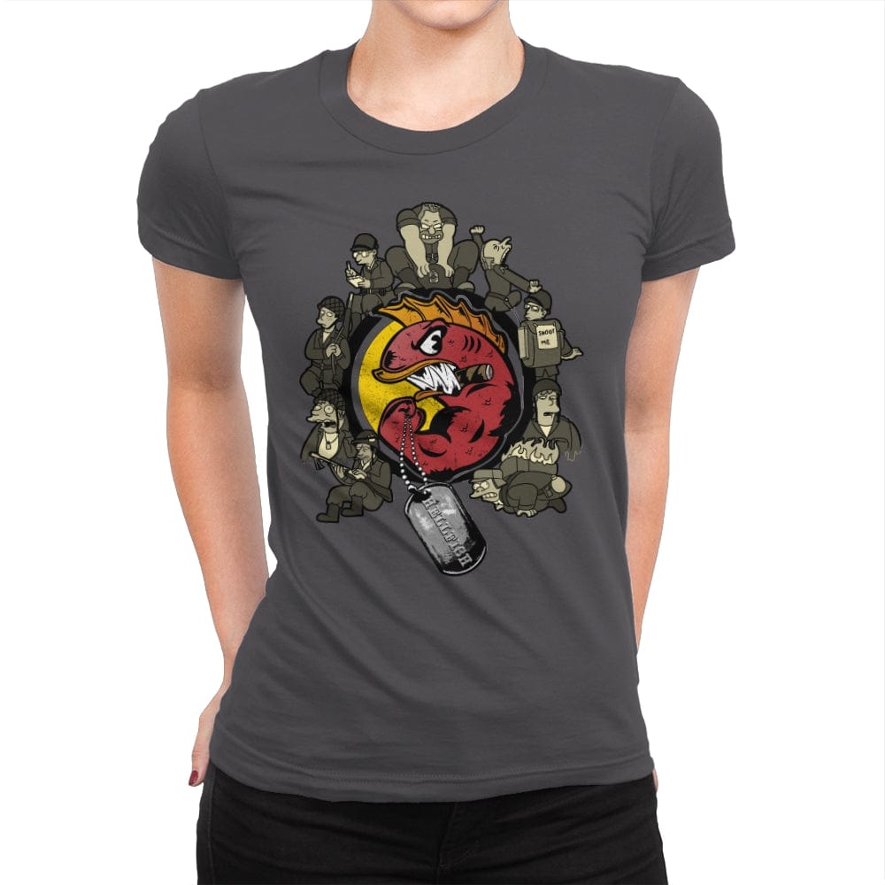 Hellfish Squad - Best Seller - Womens Premium T-Shirts RIPT Apparel Small / Heavy Metal