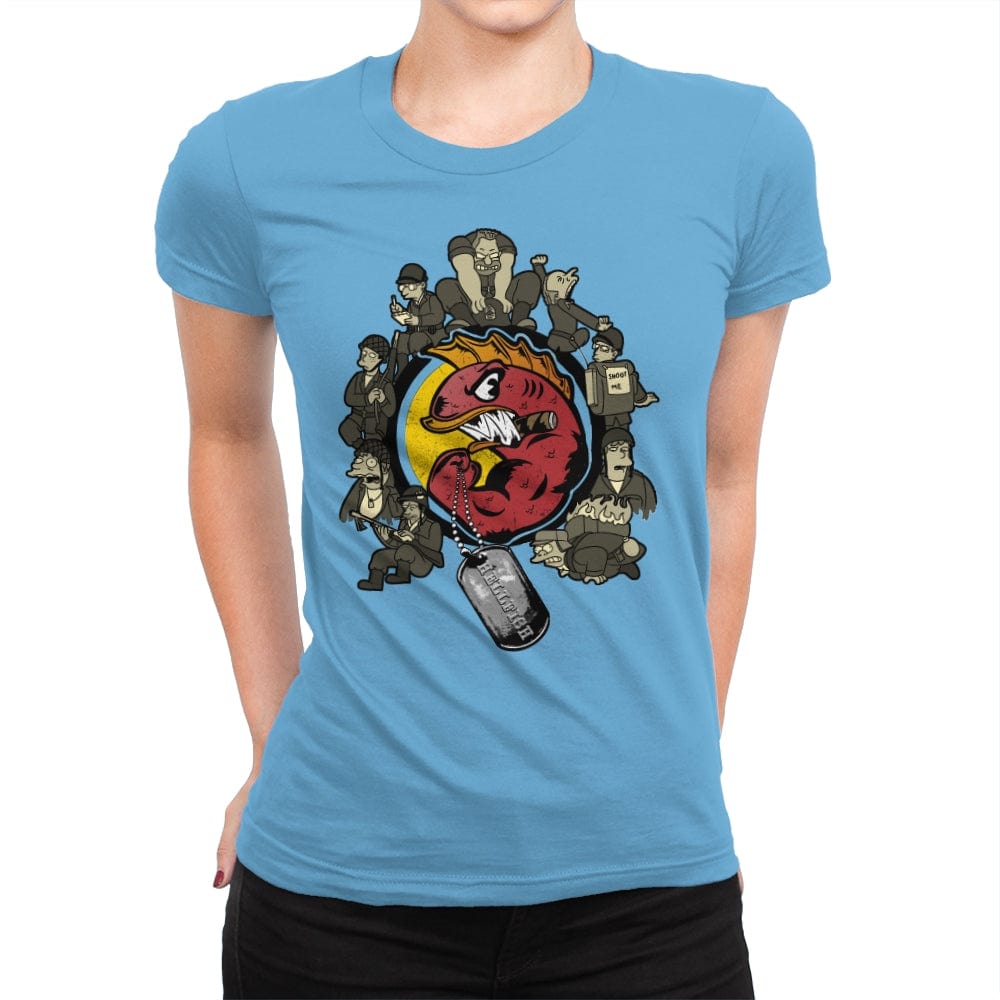 Hellfish Squad - Best Seller - Womens Premium T-Shirts RIPT Apparel Small / Turquoise