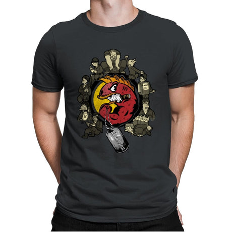 Hellfish Squad - Mens Premium T-Shirts RIPT Apparel Small / Heavy Metal