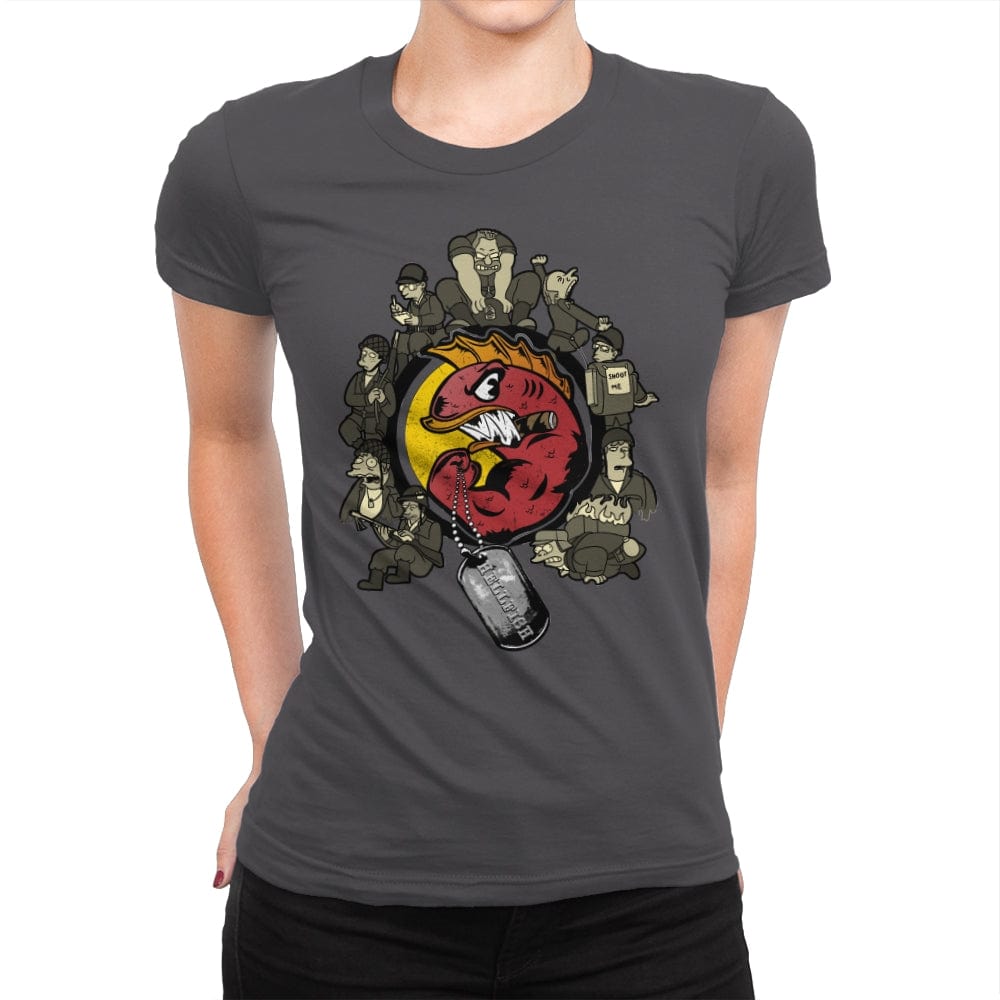 Hellfish Squad - Womens Premium T-Shirts RIPT Apparel Small / Heavy Metal