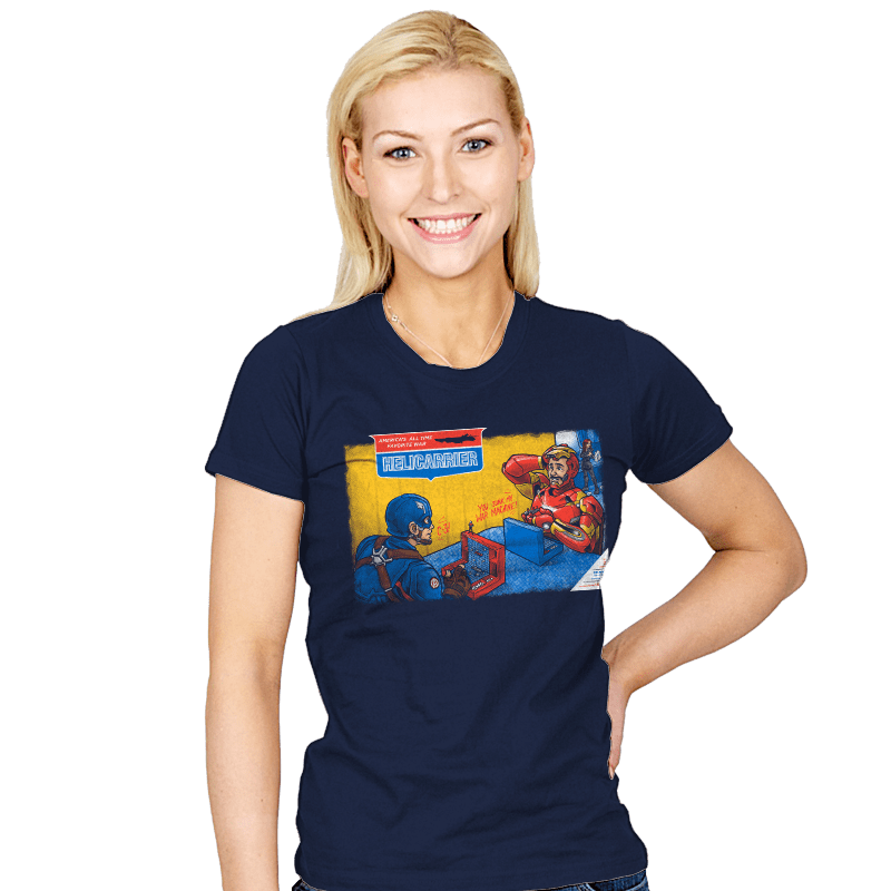 Hellicarrier: The Game! - Womens T-Shirts RIPT Apparel
