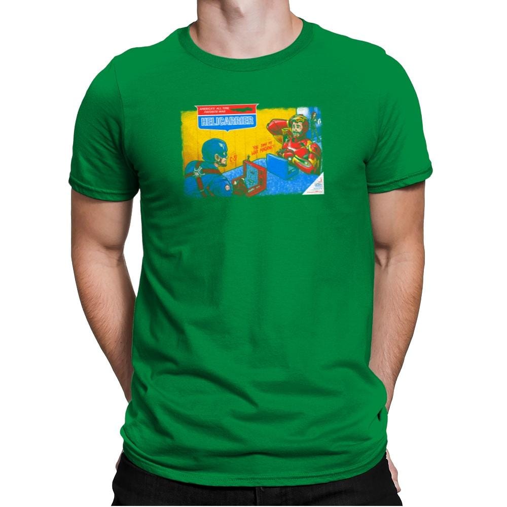 Hellicerrier The Game! Exclusive - Mens Premium T-Shirts RIPT Apparel Small / Kelly Green