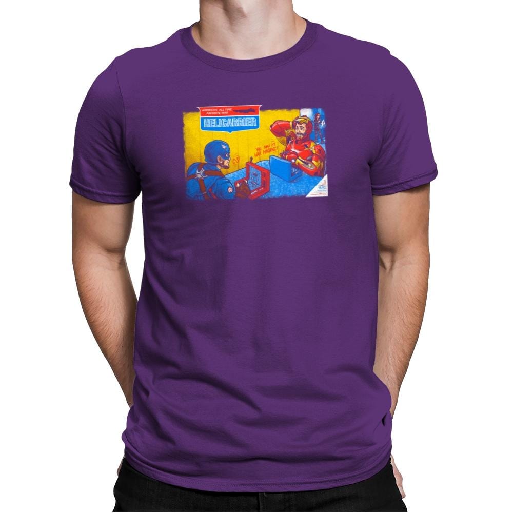 Hellicerrier The Game! Exclusive - Mens Premium T-Shirts RIPT Apparel Small / Purple Rush