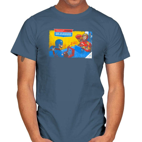 Hellicerrier The Game! Exclusive - Mens T-Shirts RIPT Apparel Small / Indigo Blue