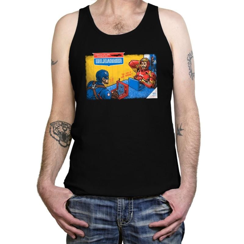 Hellicerrier The Game! Exclusive - Tanktop Tanktop RIPT Apparel X-Small / Black