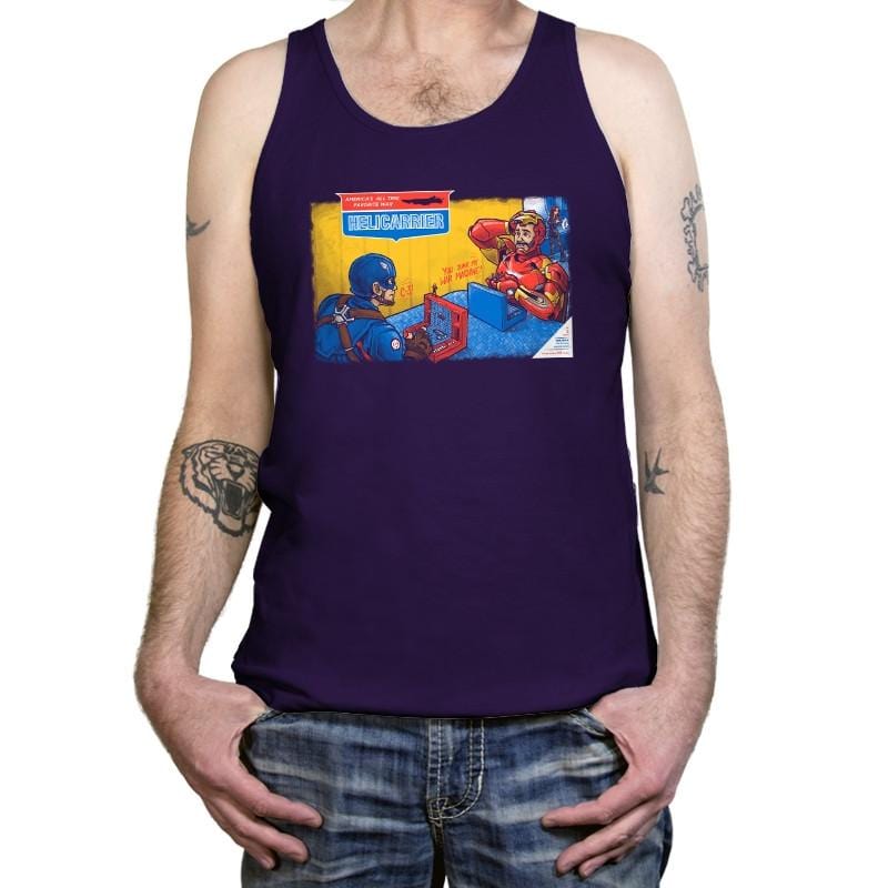 Hellicerrier The Game! Exclusive - Tanktop Tanktop RIPT Apparel X-Small / Team Purple