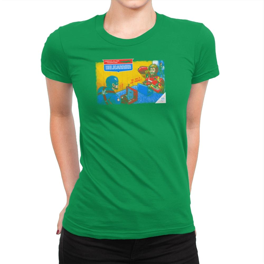 Hellicerrier The Game! Exclusive - Womens Premium T-Shirts RIPT Apparel Small / Kelly Green