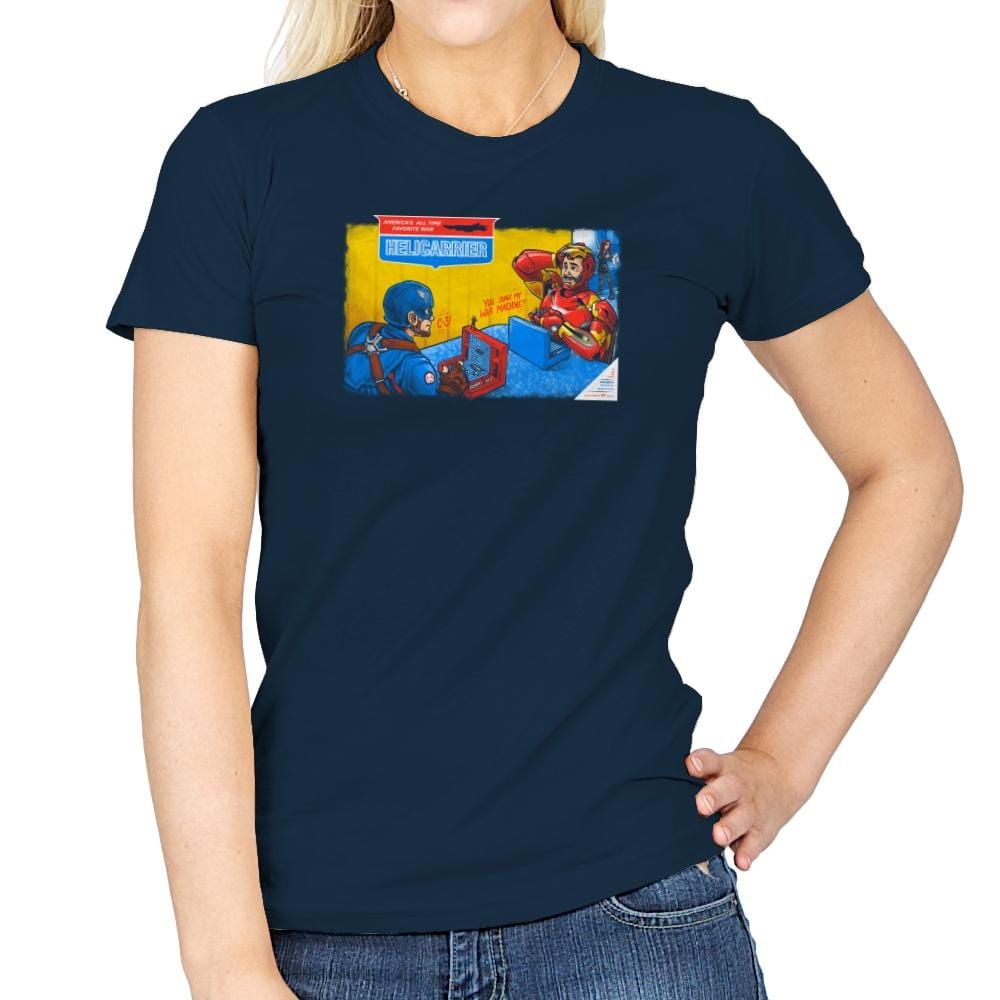 Hellicerrier The Game! Exclusive - Womens T-Shirts RIPT Apparel 3x-large / Navy