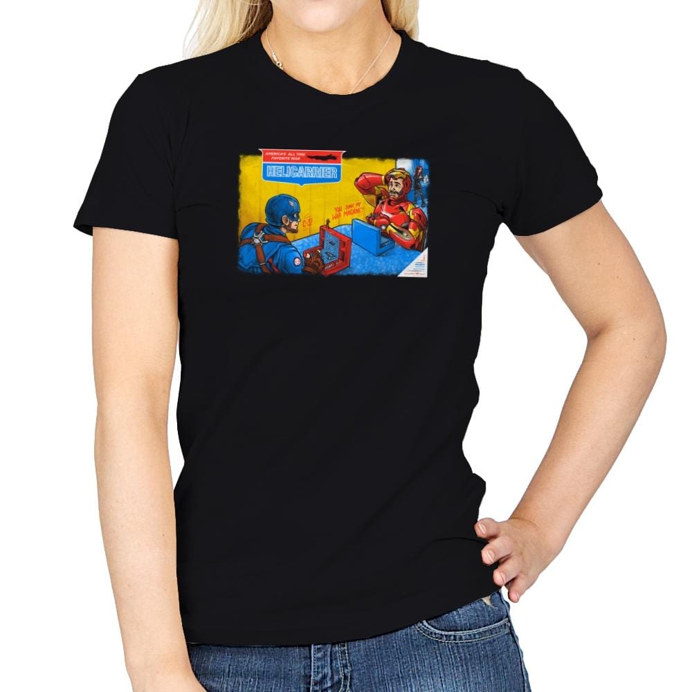 Hellicerrier The Game! Exclusive - Womens T-Shirts RIPT Apparel Small / Black