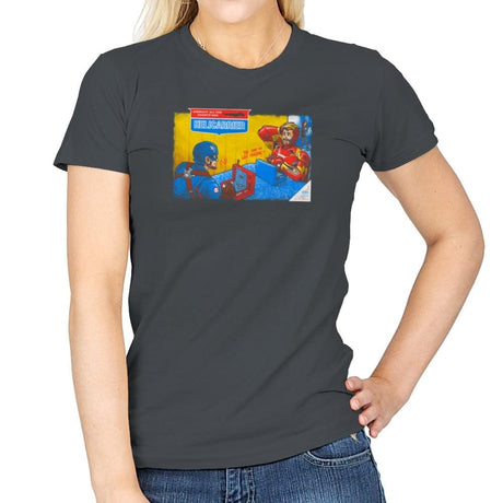 Hellicerrier The Game! Exclusive - Womens T-Shirts RIPT Apparel Small / Charcoal