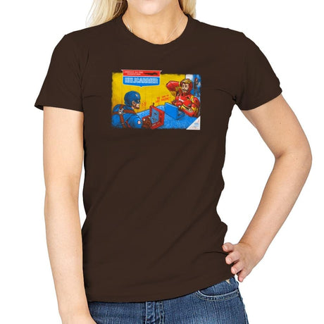 Hellicerrier The Game! Exclusive - Womens T-Shirts RIPT Apparel Small / Dark Chocolate