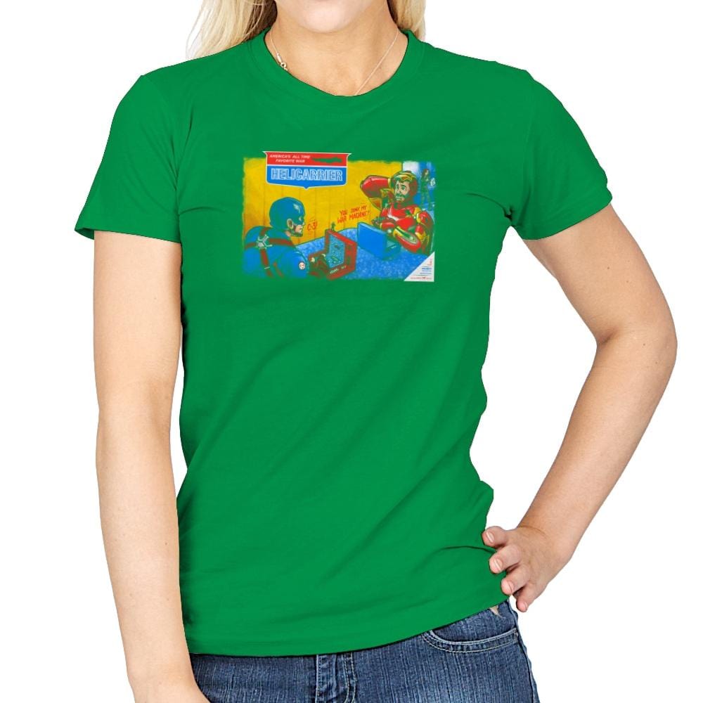 Hellicerrier The Game! Exclusive - Womens T-Shirts RIPT Apparel Small / Irish Green