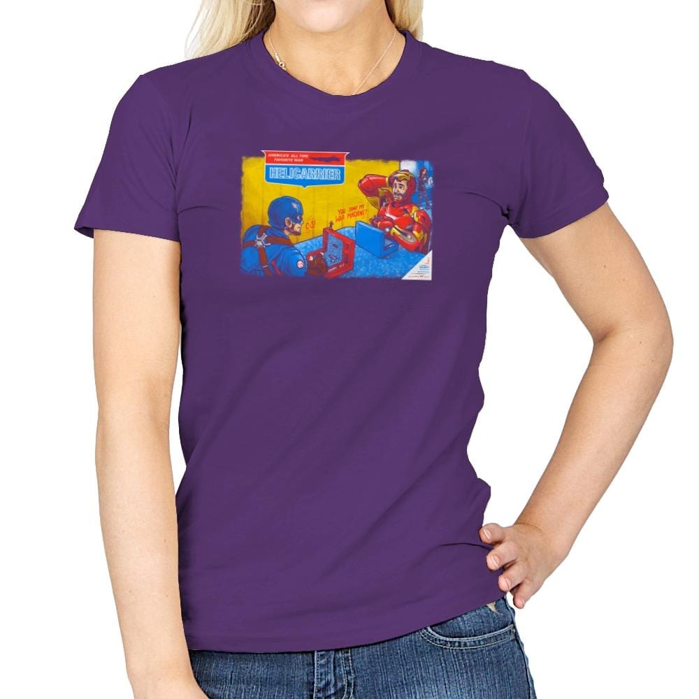 Hellicerrier The Game! Exclusive - Womens T-Shirts RIPT Apparel Small / Purple