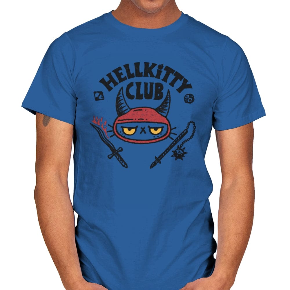 Hellkitty Club - Mens T-Shirts RIPT Apparel Small / Royal