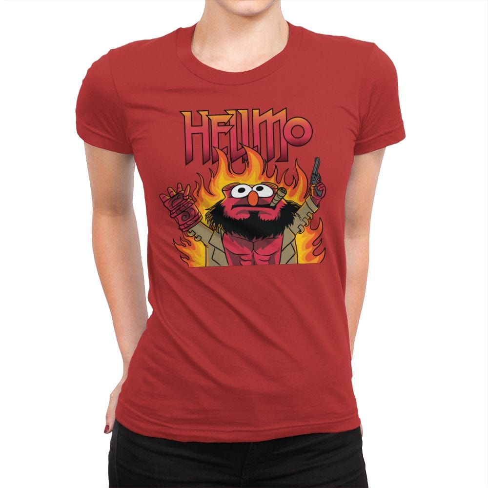 Hellmo - Womens Premium T-Shirts RIPT Apparel Small / Red