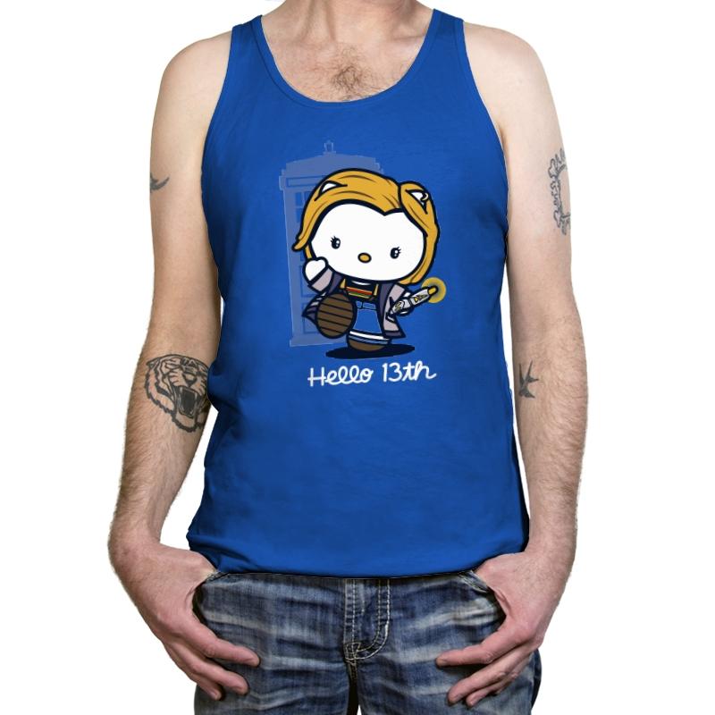 Hello 13th - Tanktop Tanktop RIPT Apparel X-Small / True Royal