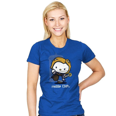 Hello 13th - Womens T-Shirts RIPT Apparel Small / Royal