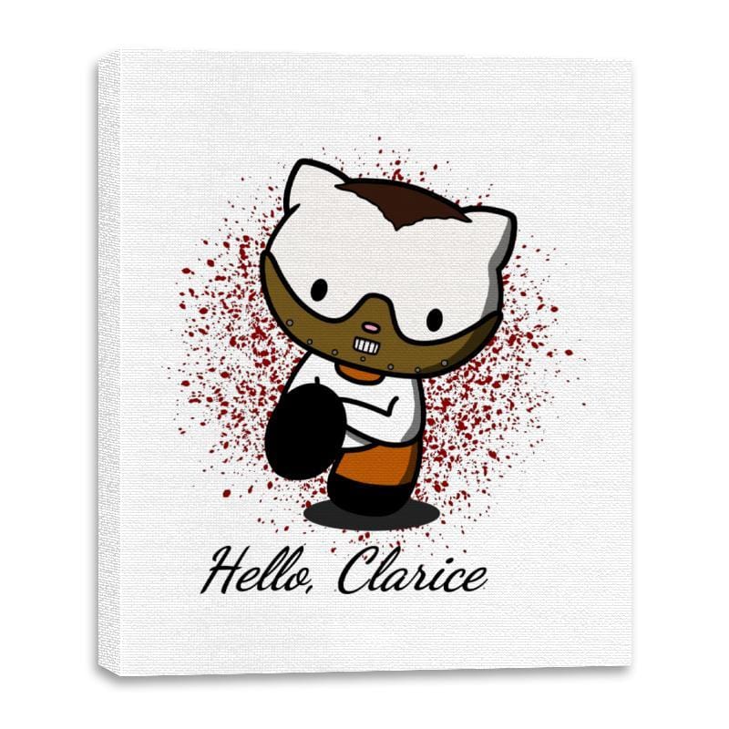 Hello Clarice - Canvas Wraps Canvas Wraps RIPT Apparel 16x20 / White
